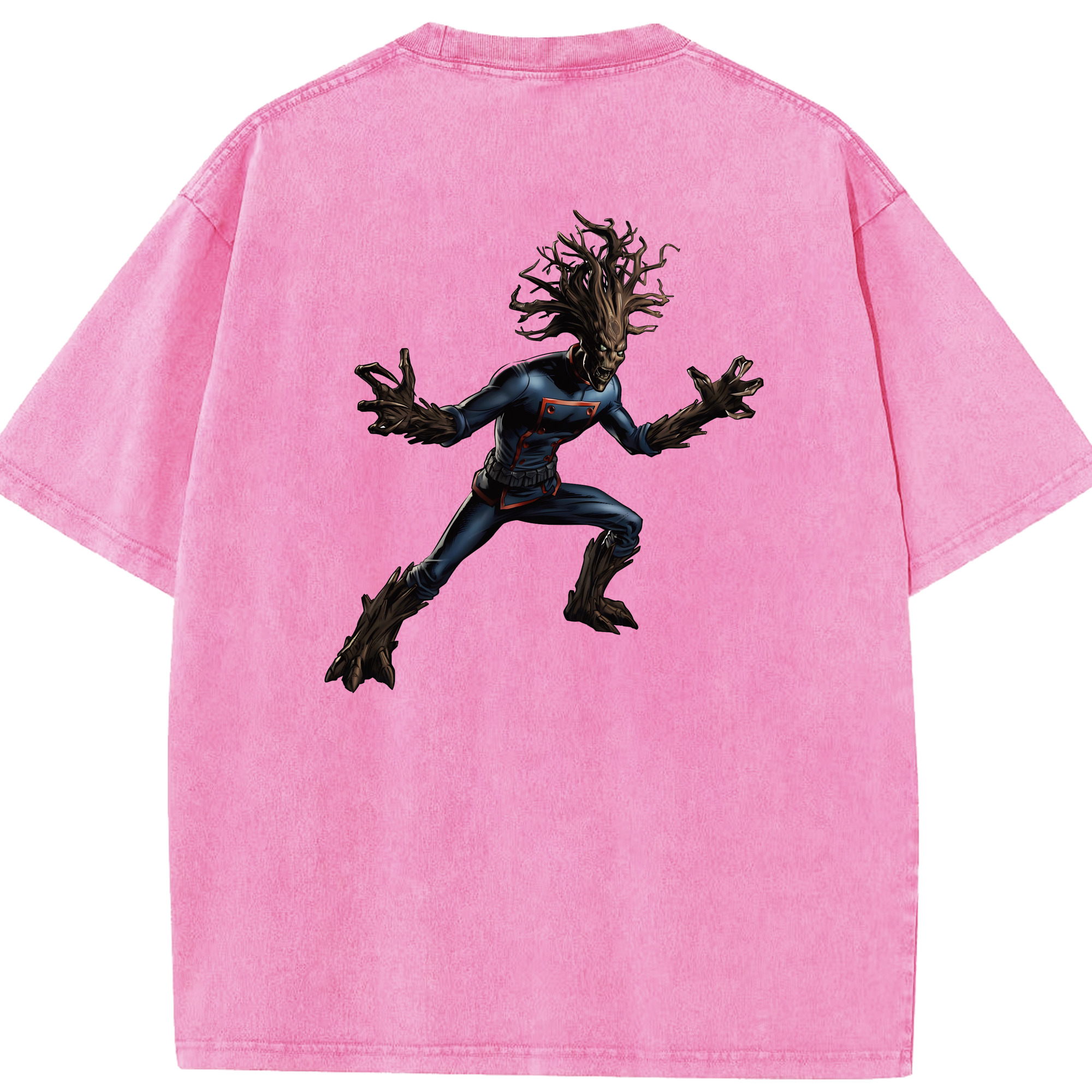 （画像用） アベンジャーズ The Avengers 綿100% ヴィンテージ風 半袖Tシャツ（背面プリント）